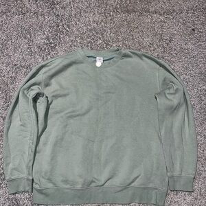 ZaraMen's Green Crewneck Sweater